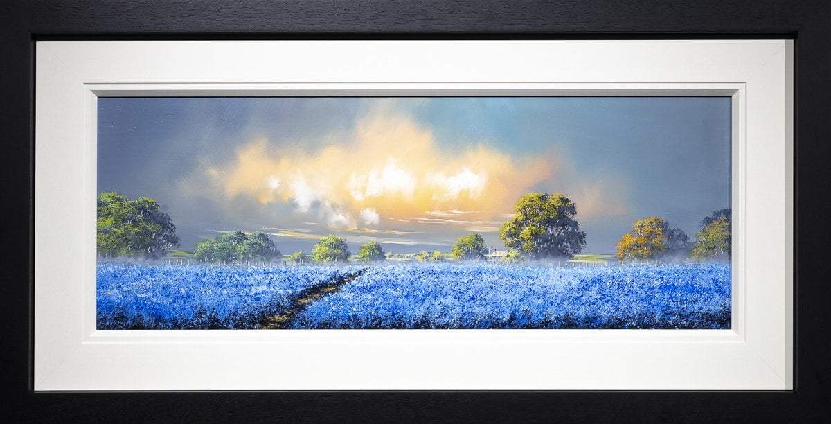 Bluebell Field - Original Allan Morgan Framed