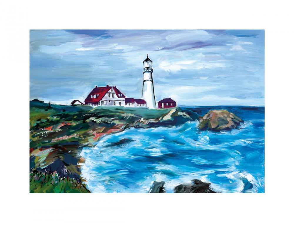 Lighthouse in Maine - 2017 - SOLD Bob Dylan