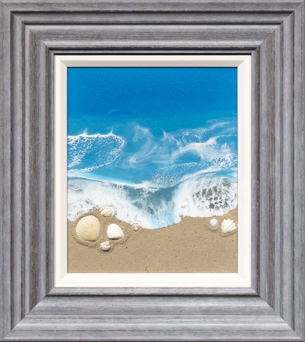 At the Seaside - Original Michelle Smith Framed