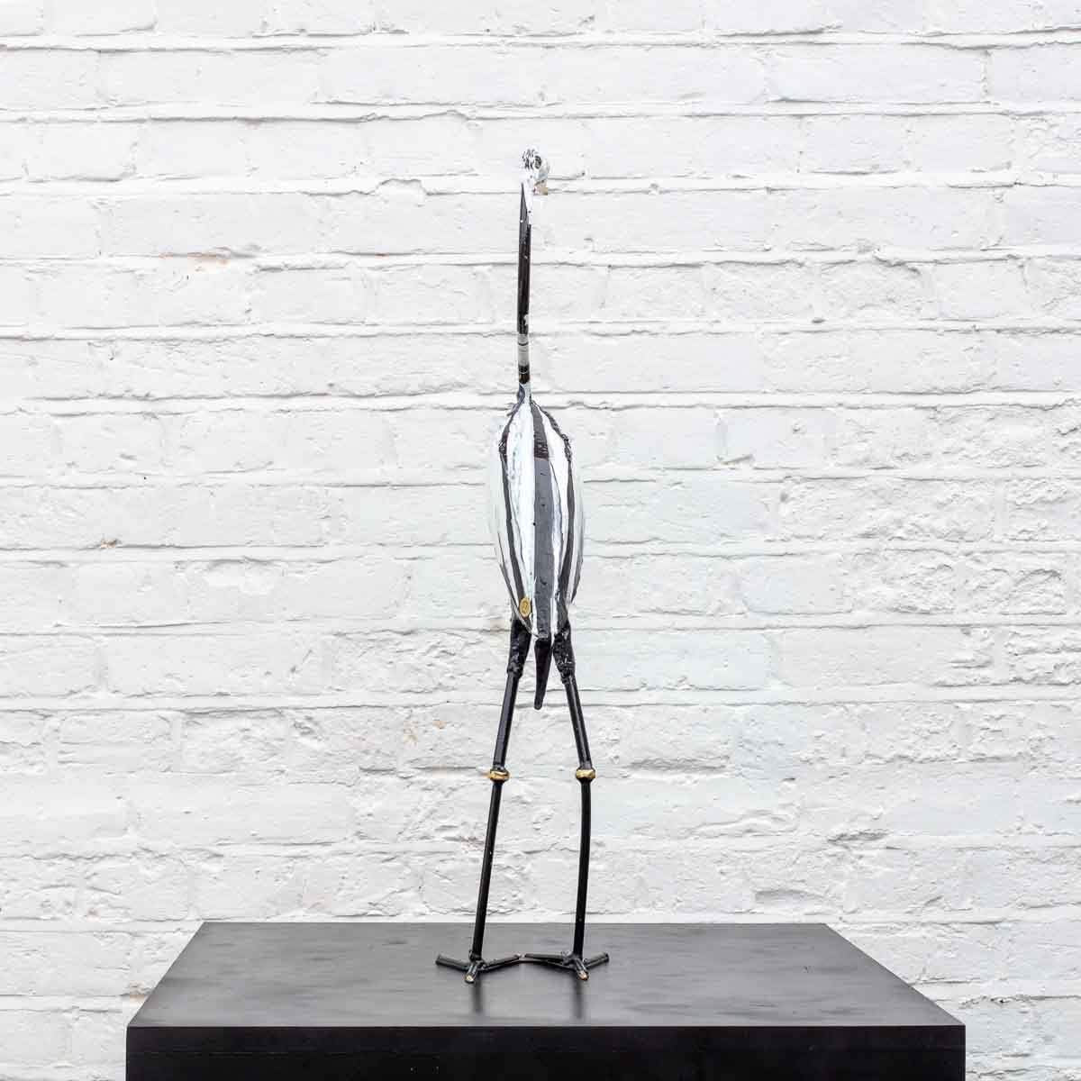 Finch - Original Sculpture Rozanne Bell Framed