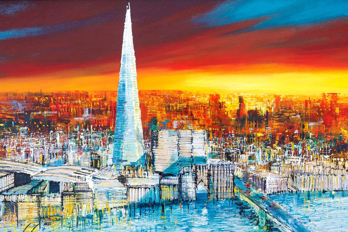 Sundown Along The Southbank - Original Simon Wright Original