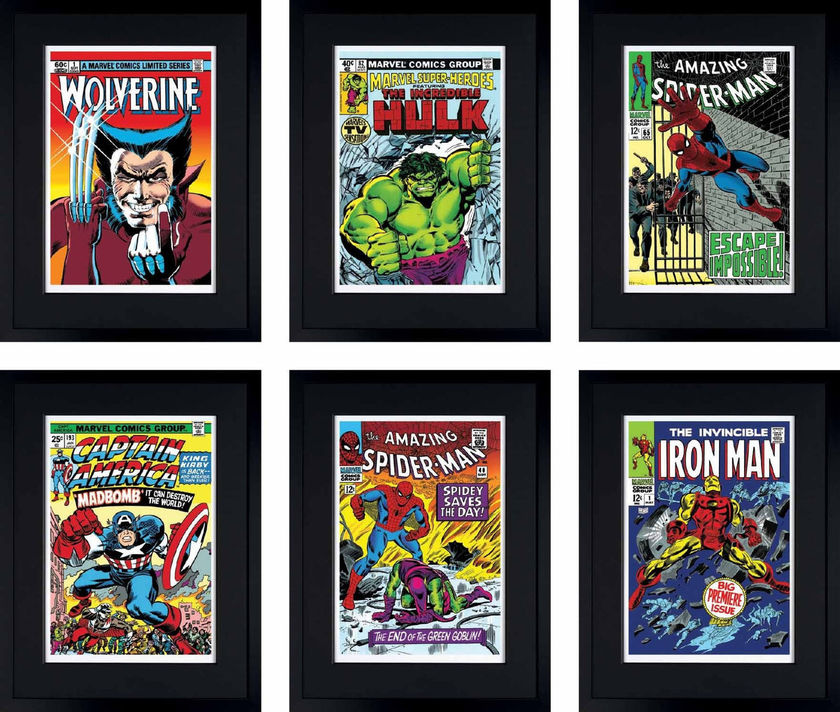 Marvel Superheroes 2016 &amp; 2015 Collections - Set of 12 Editions, MATCHING NUMBERS Stan Lee