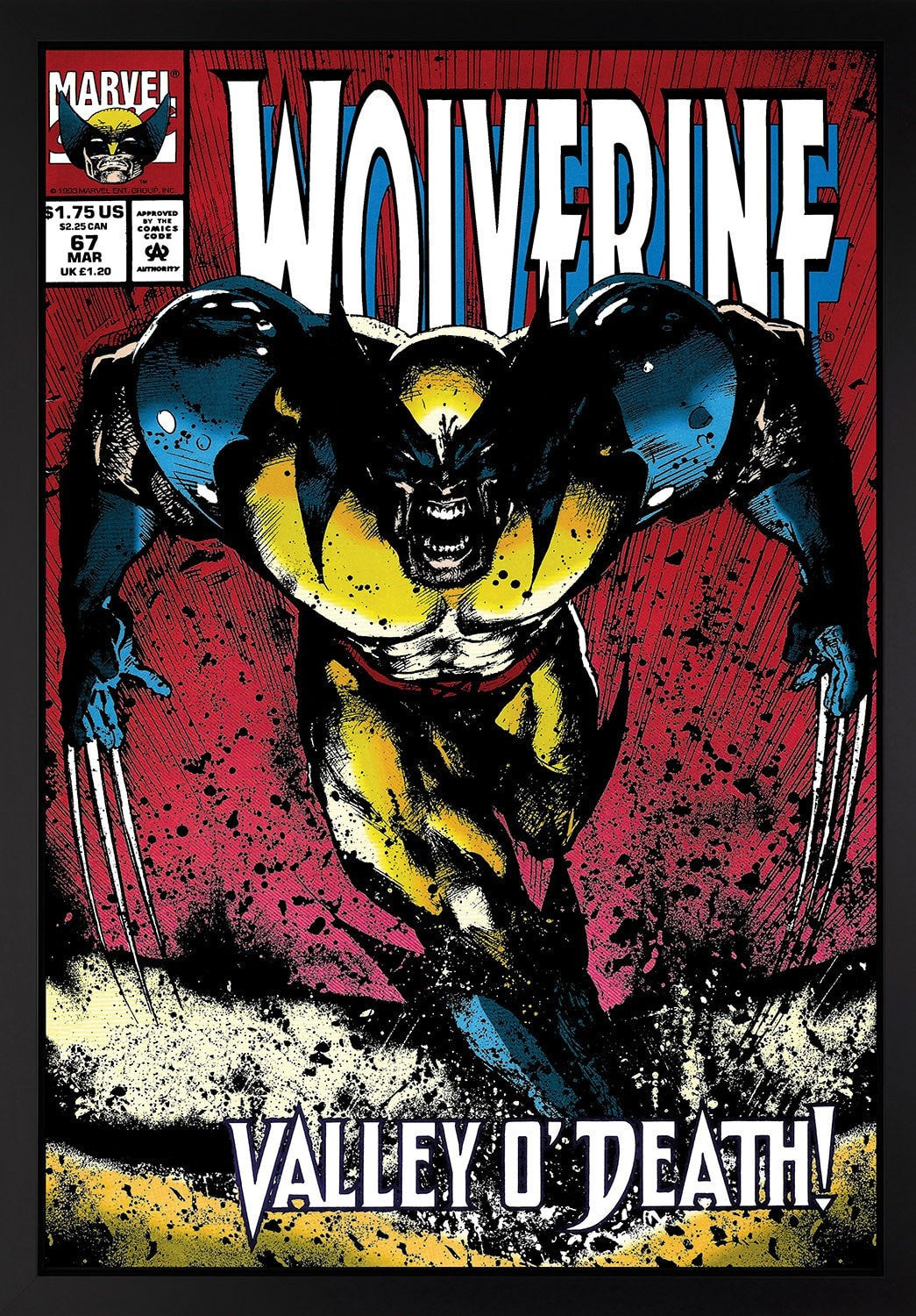 Wolverine #67 - Valley O&#39; Death! - RARE Stan Lee