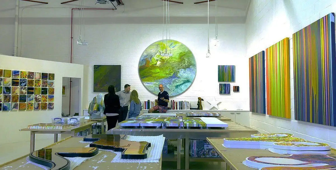 A Visit to See Alex Echo in the Studio! - Wyecliffe Galleries