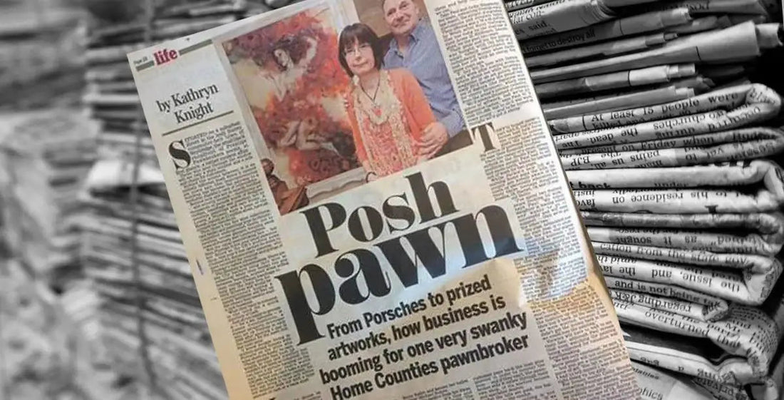 Daily Mail Article - Posh Pawn - Wyecliffe Galleries