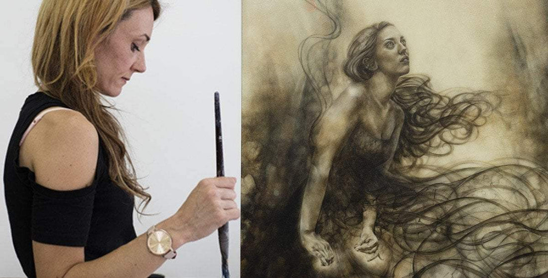 Kerry Darlington's 'Pre-Raphaelite' series. - Wyecliffe Galleries