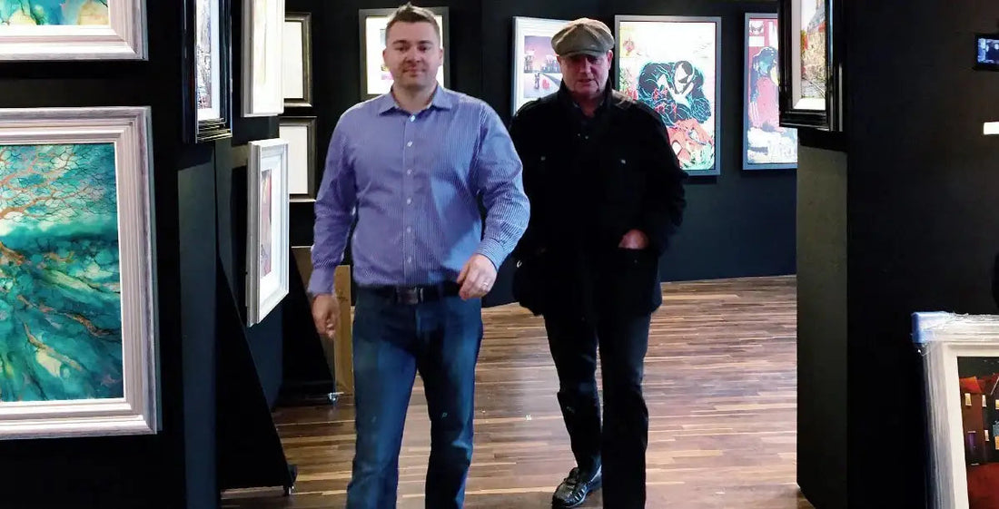 Posh Pawn is back again - Channel 4 filming @Wyecliffe with the lovely Lawrence - Wyecliffe Galleries