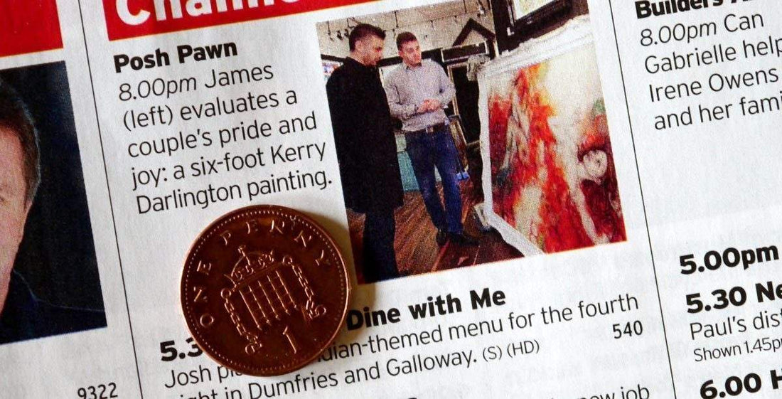 It may be the size of a 1p coin, but it's still fame... Sort of... - Wyecliffe Galleries