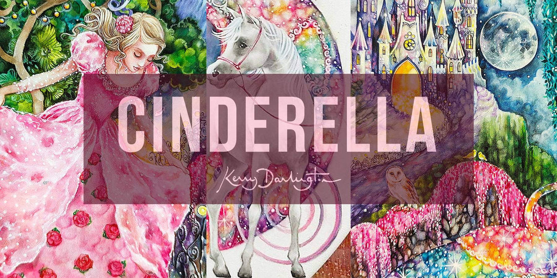 'Cinderella' New Enchanting Artwork From Kerry Darlington - Wyecliffe Galleries