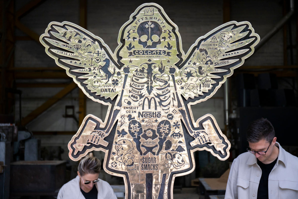Lhouette: Angel Cake - From Stencil to Statue