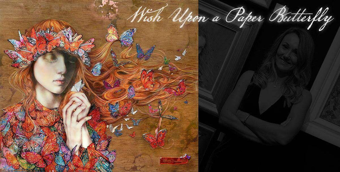 Wish Upon a Paper Butterfly by Kerry Darlington - Wyecliffe Galleries