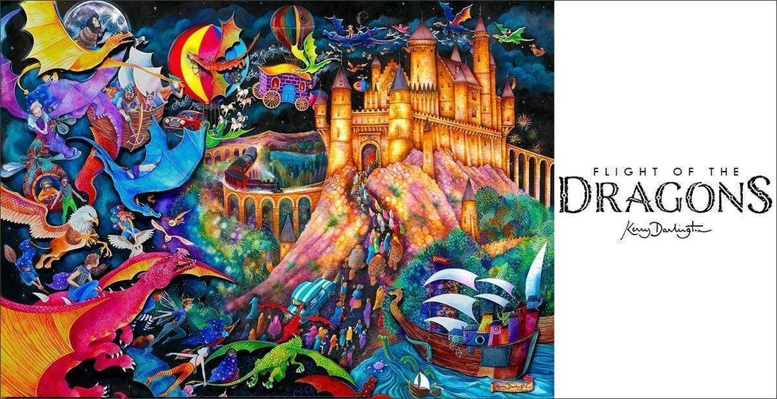 Kerry Darlington - Flight of the Dragons - Wyecliffe Galleries