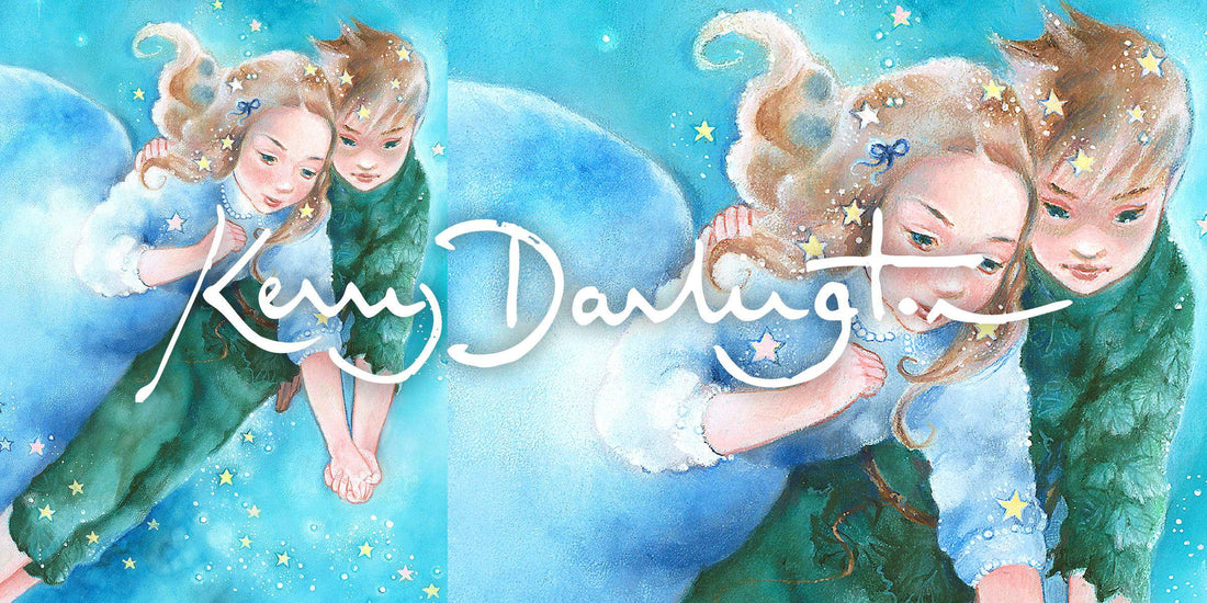 Kerry Darlington's 'Peter Pan and Wendy' - Wyecliffe Galleries