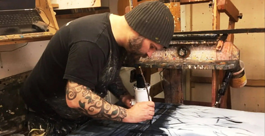 In the Studio with Simon Wright - Wyecliffe Galleries