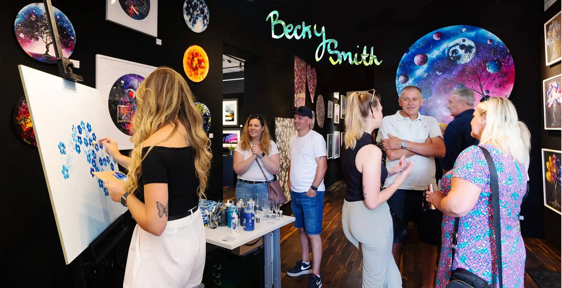 Becky Smith's First Exhibition - Wyecliffe Galleries