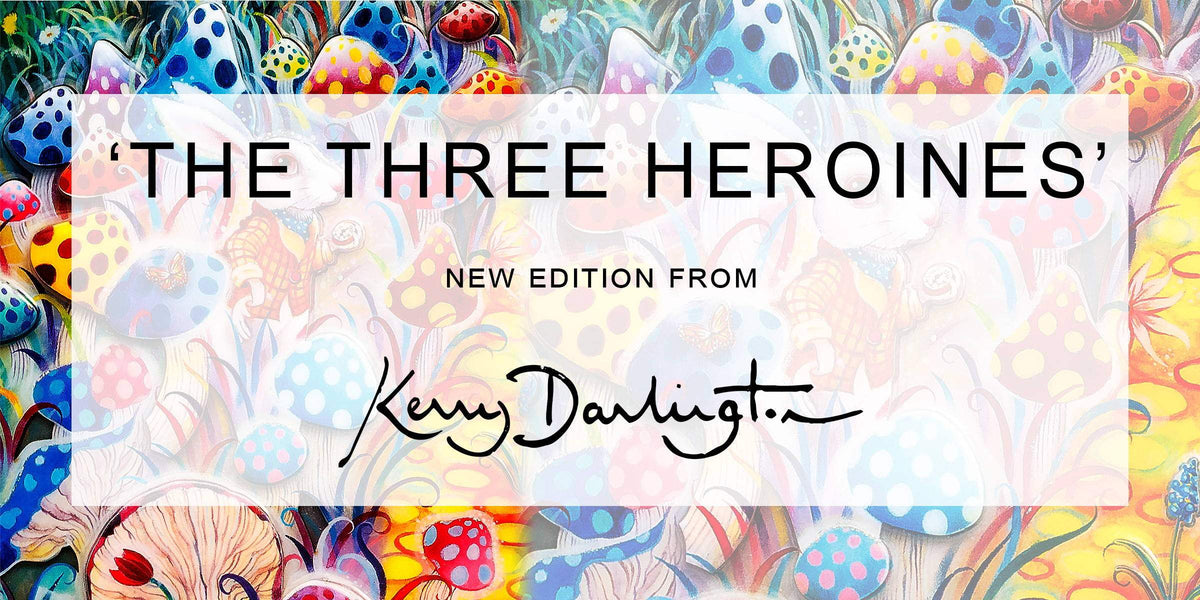Introducing 'The Three Heroines': A Captivating Artwork by Kerry Darlington - Wyecliffe Galleries