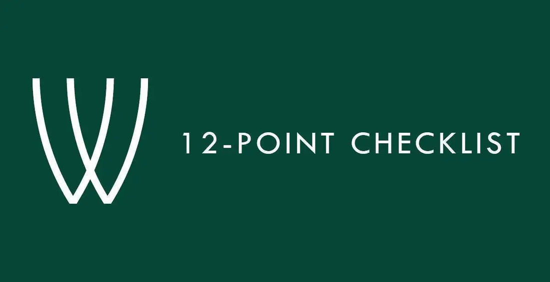 Wyecliffe Benefits - Our 12 Point Checklist - Wyecliffe Galleries