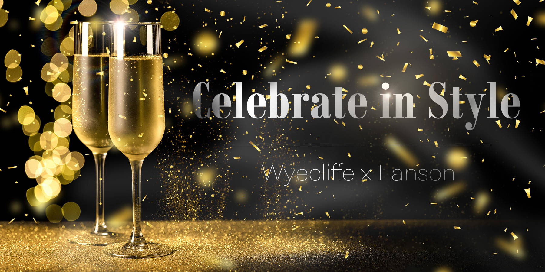 Celebrate with Wyecliffe this New Year