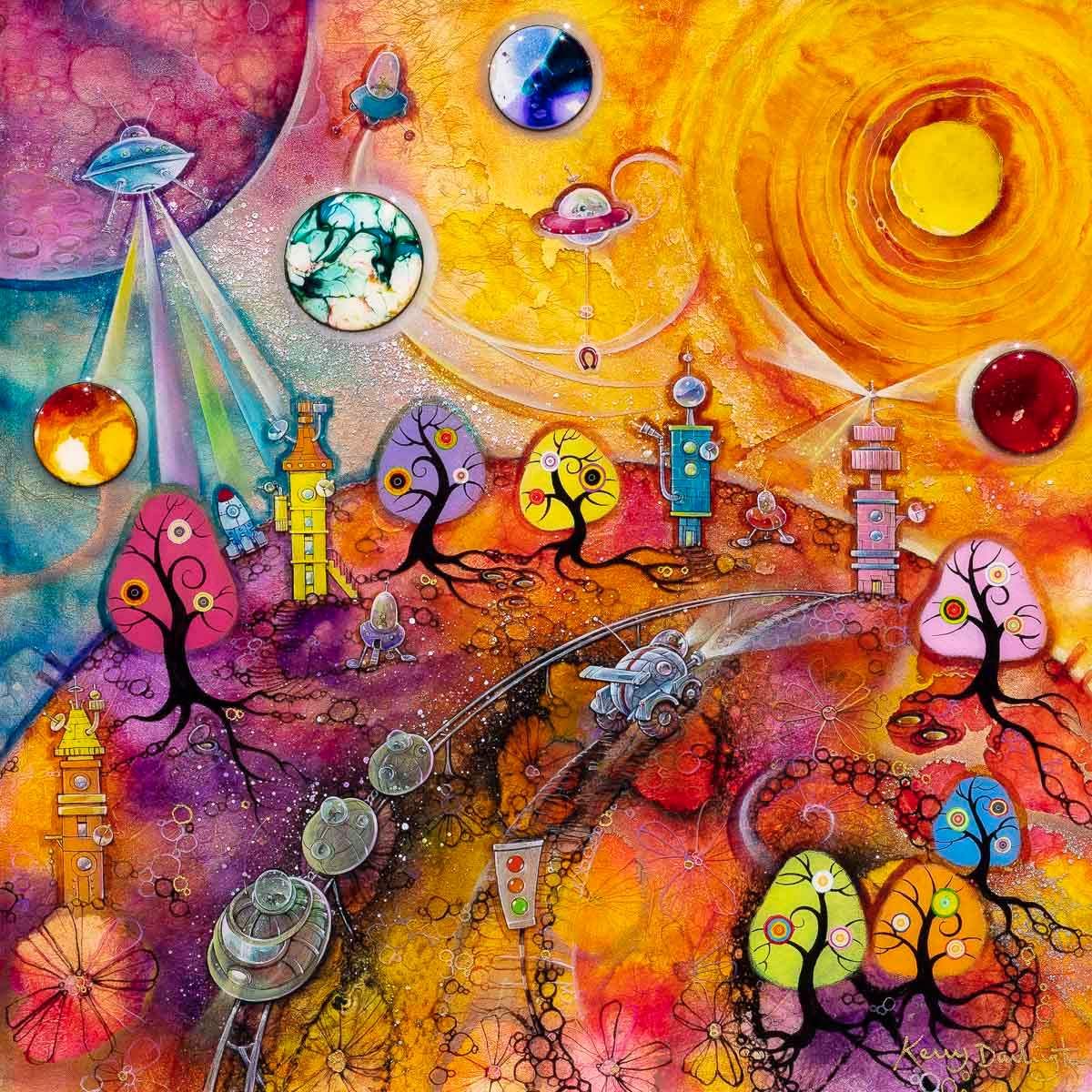 Kerry Darlington Lollipop / Galaxy Street Collection - Wyecliffe Galleries