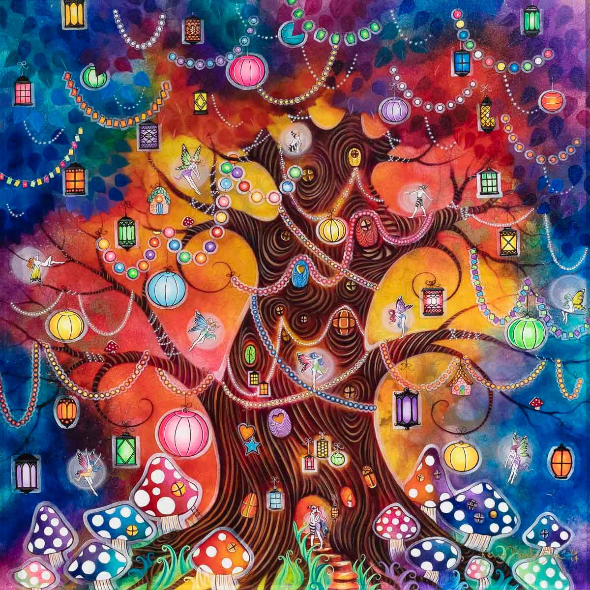 Kerry Darlington Trees Collection - Wyecliffe Galleries