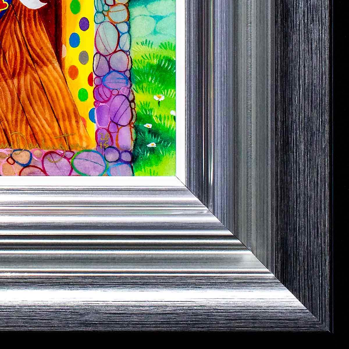 Alice in William Rabbits House - Original by artist Kerry Darlington - Wyecliffe Galleries