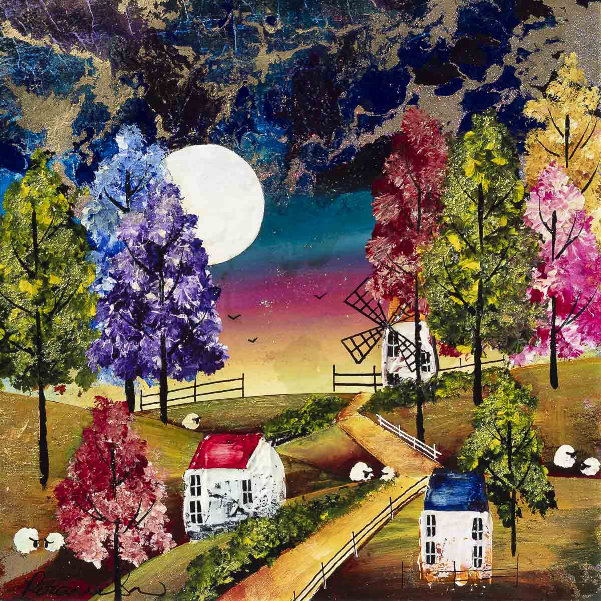 Bathed In The Moonlight Glow - Original