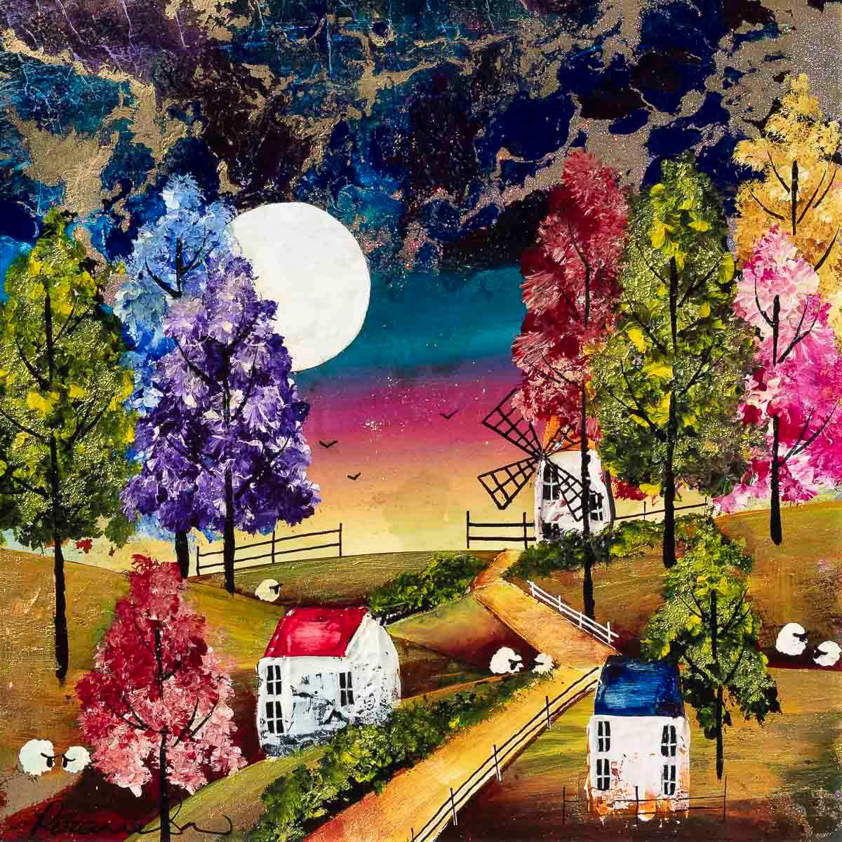 Bathed In The Moonlight Glow - Original - SOLD