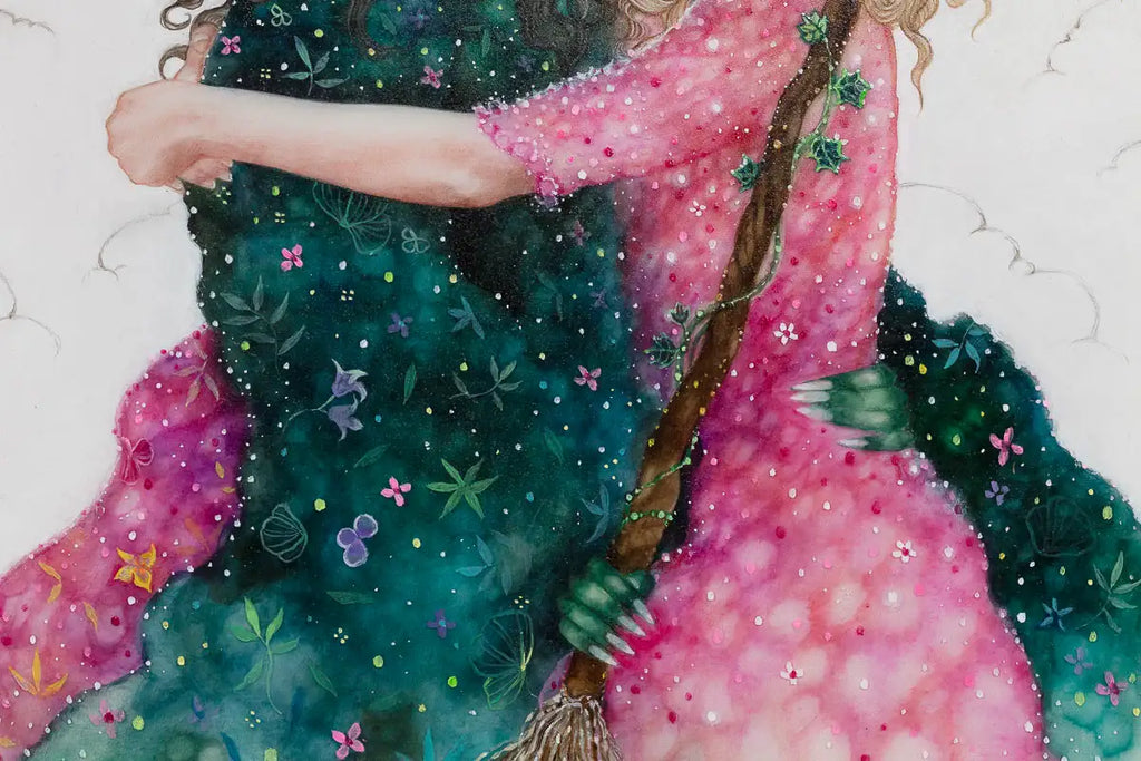 Because I Knew You - Original - SOLD by artist Kerry Darlington - Wyecliffe Galleries