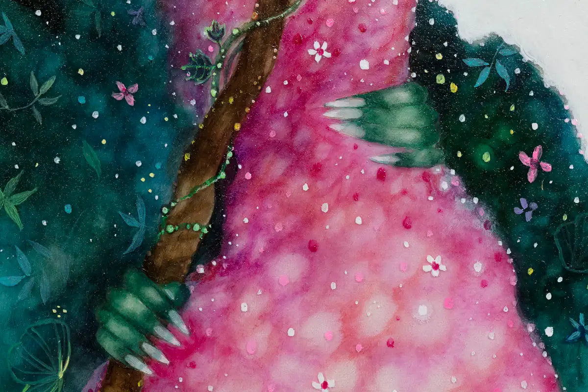 Because I Knew You - Original - SOLD by artist Kerry Darlington - Wyecliffe Galleries