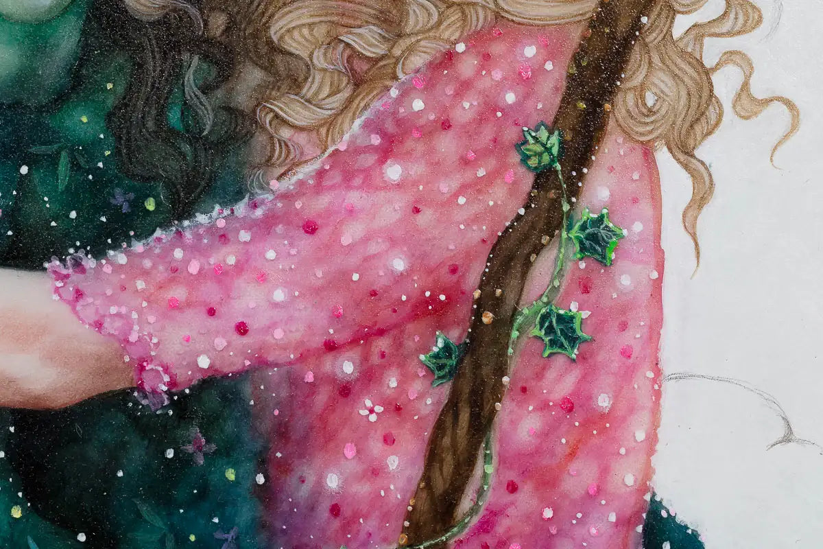 Because I Knew You - Original - SOLD by artist Kerry Darlington - Wyecliffe Galleries