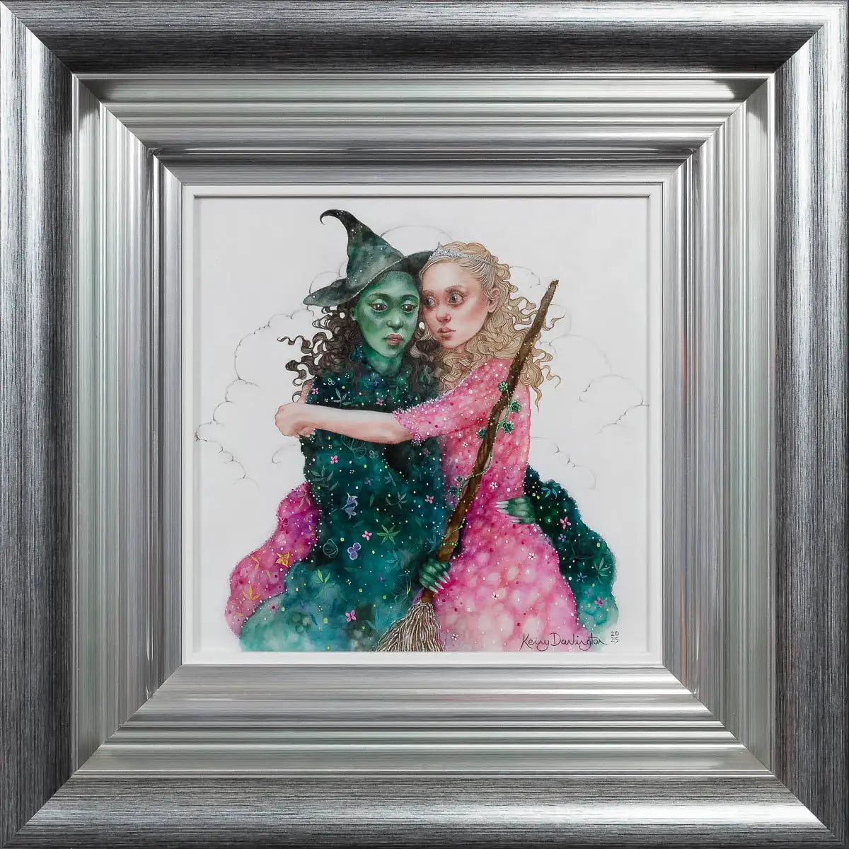 Because I Knew You - Original - SOLD by artist Kerry Darlington - Wyecliffe Galleries