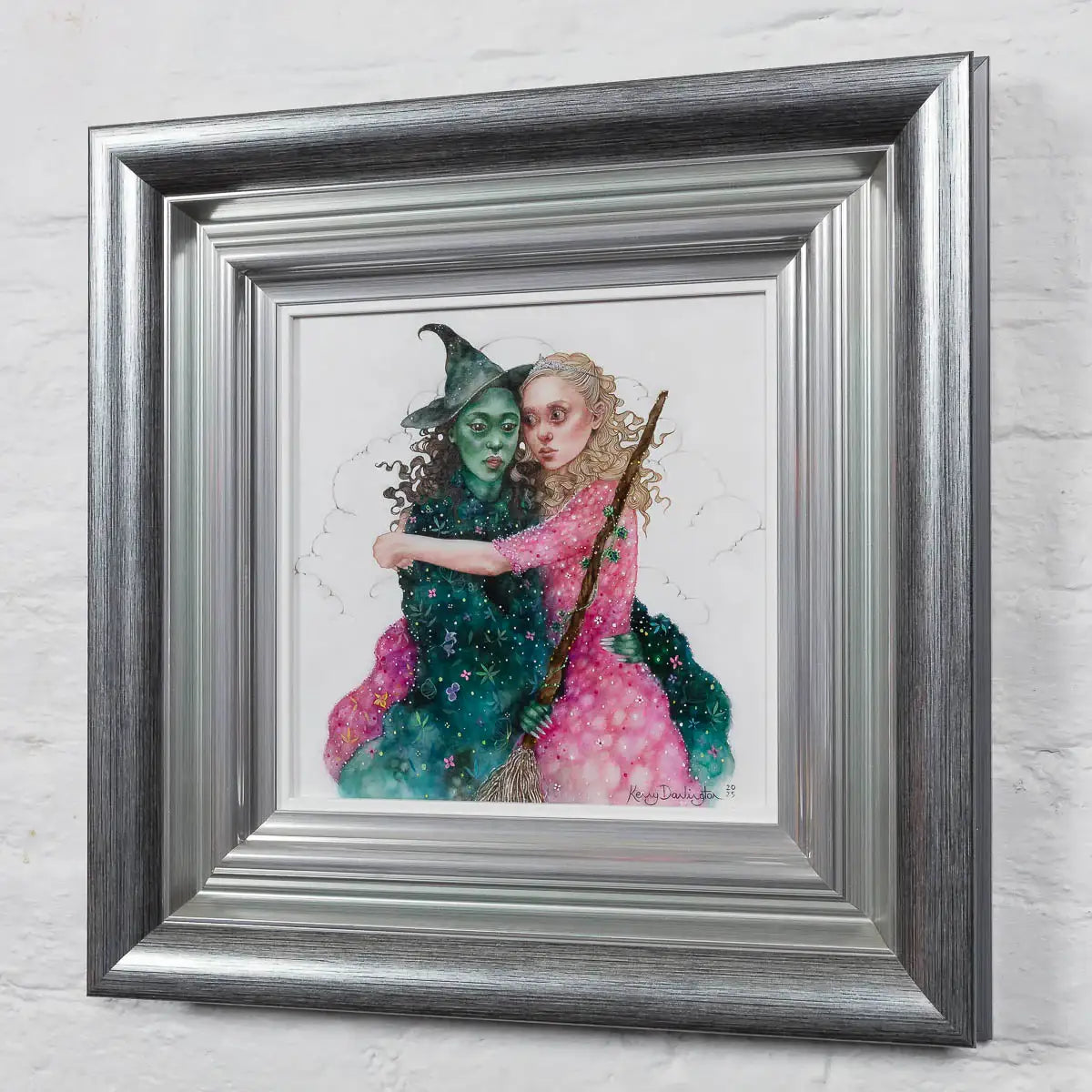 Because I Knew You - Original - SOLD by artist Kerry Darlington - Wyecliffe Galleries