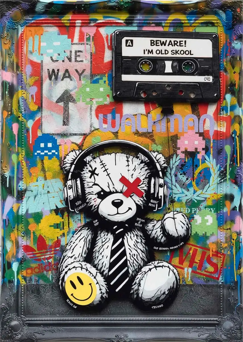 Beware I'm Old School - Original - SOLD