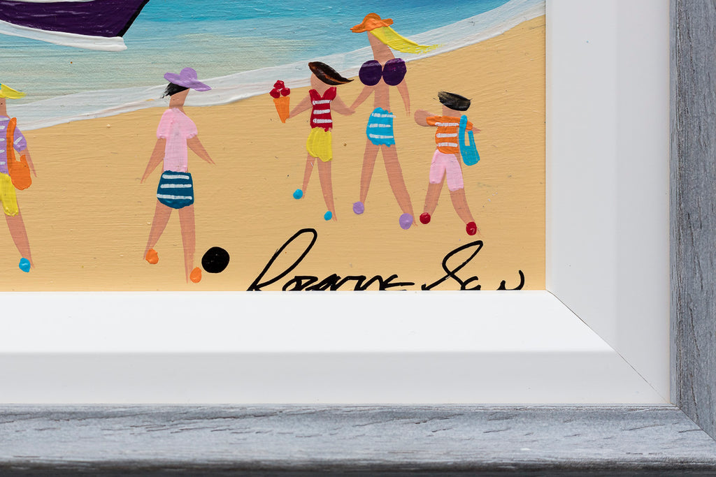 Boats In The Bright Bay - Original