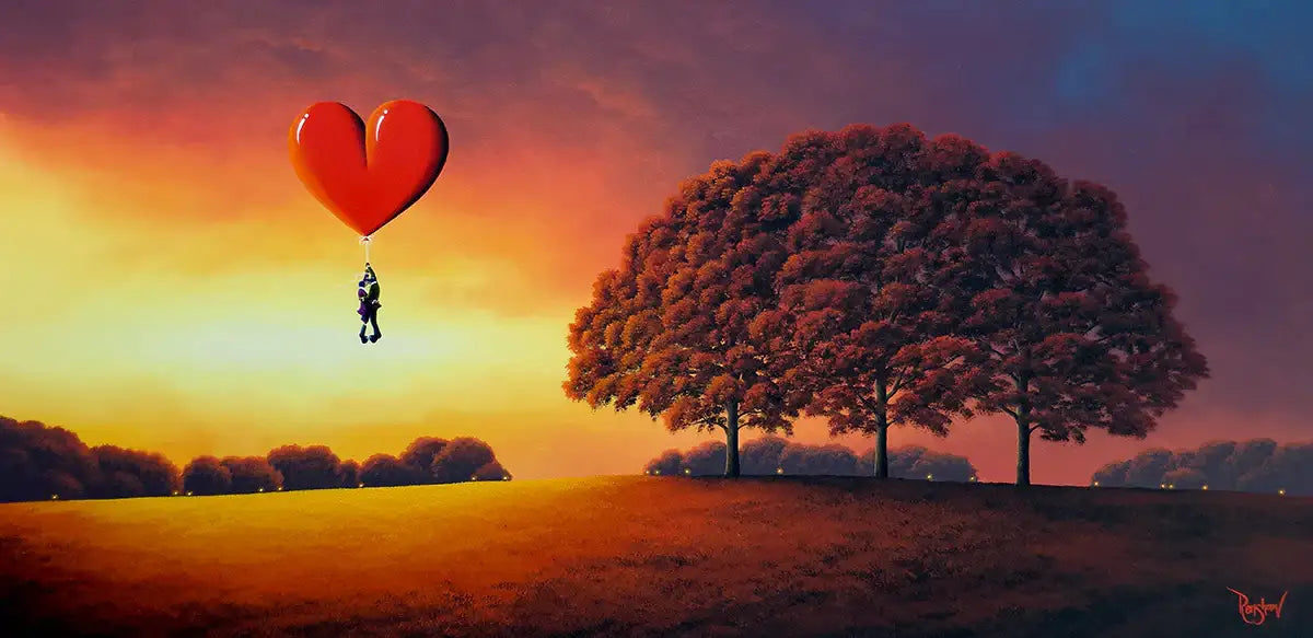 Cherishing Each Golden Moment Together - Original - SOLD