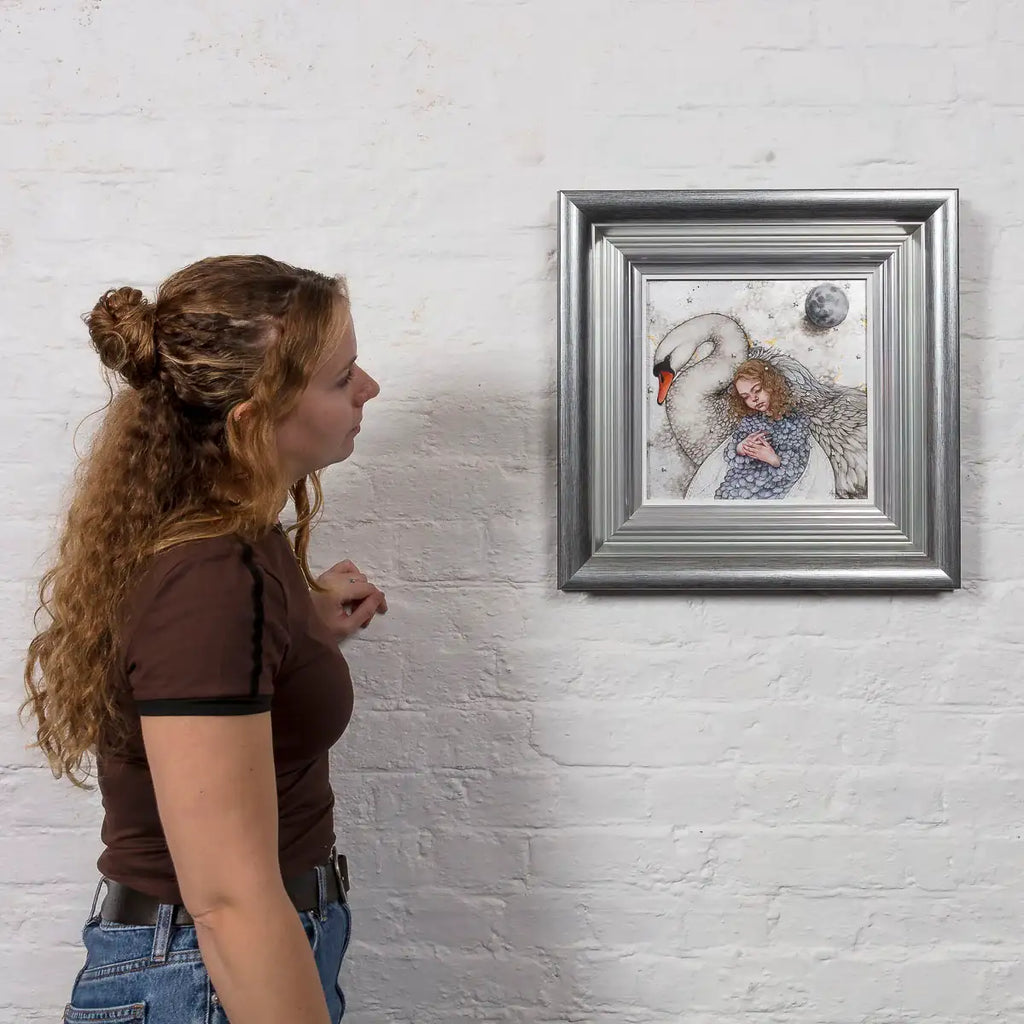 Cygnus - Original - SOLD by artist Kerry Darlington - Wyecliffe Galleries