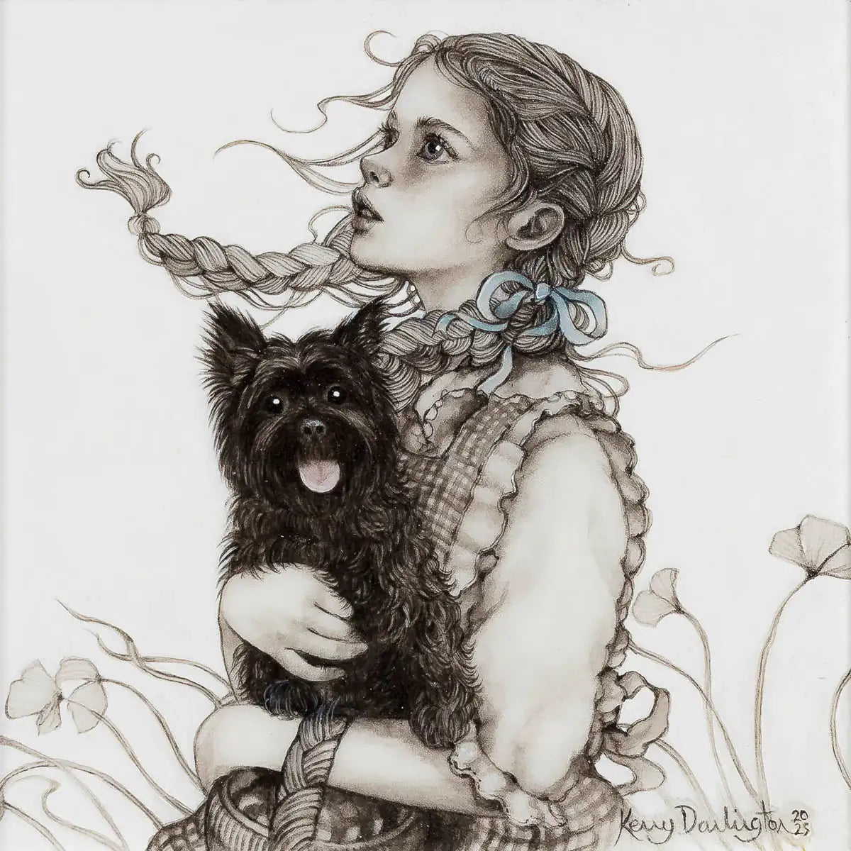 Dorothy Gale - Original - SOLD by artist Kerry Darlington - Wyecliffe Galleries