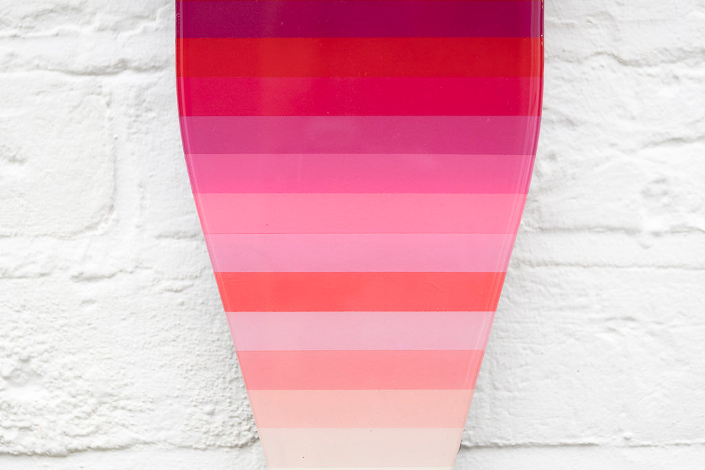 Drop The Bomb - Striped - Medium Wall Sculpture - Original