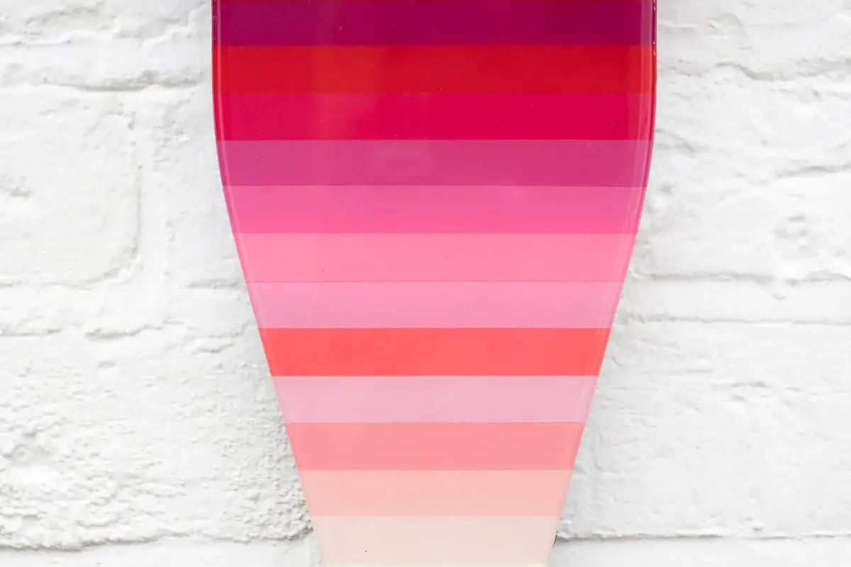 Drop The Bomb - Striped - Medium Wall Sculpture - Original