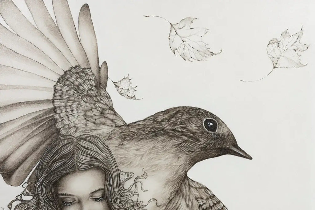 Everyone Deserves A Chance To Fly - Original by artist Kerry Darlington - Wyecliffe Galleries