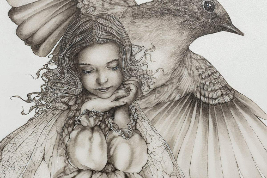 Everyone Deserves A Chance To Fly - Original by artist Kerry Darlington - Wyecliffe Galleries