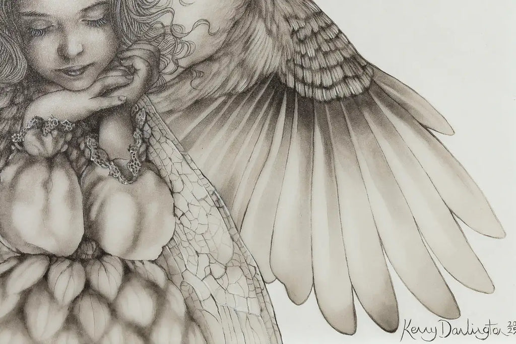 Everyone Deserves A Chance To Fly - Original by artist Kerry Darlington - Wyecliffe Galleries