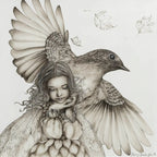 Everyone Deserves A Chance To Fly - Original by artist Kerry Darlington - Wyecliffe Galleries