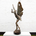 Fairy - Bronze Sculpture (Large) by artist Jim Kempton - Wyecliffe Galleries