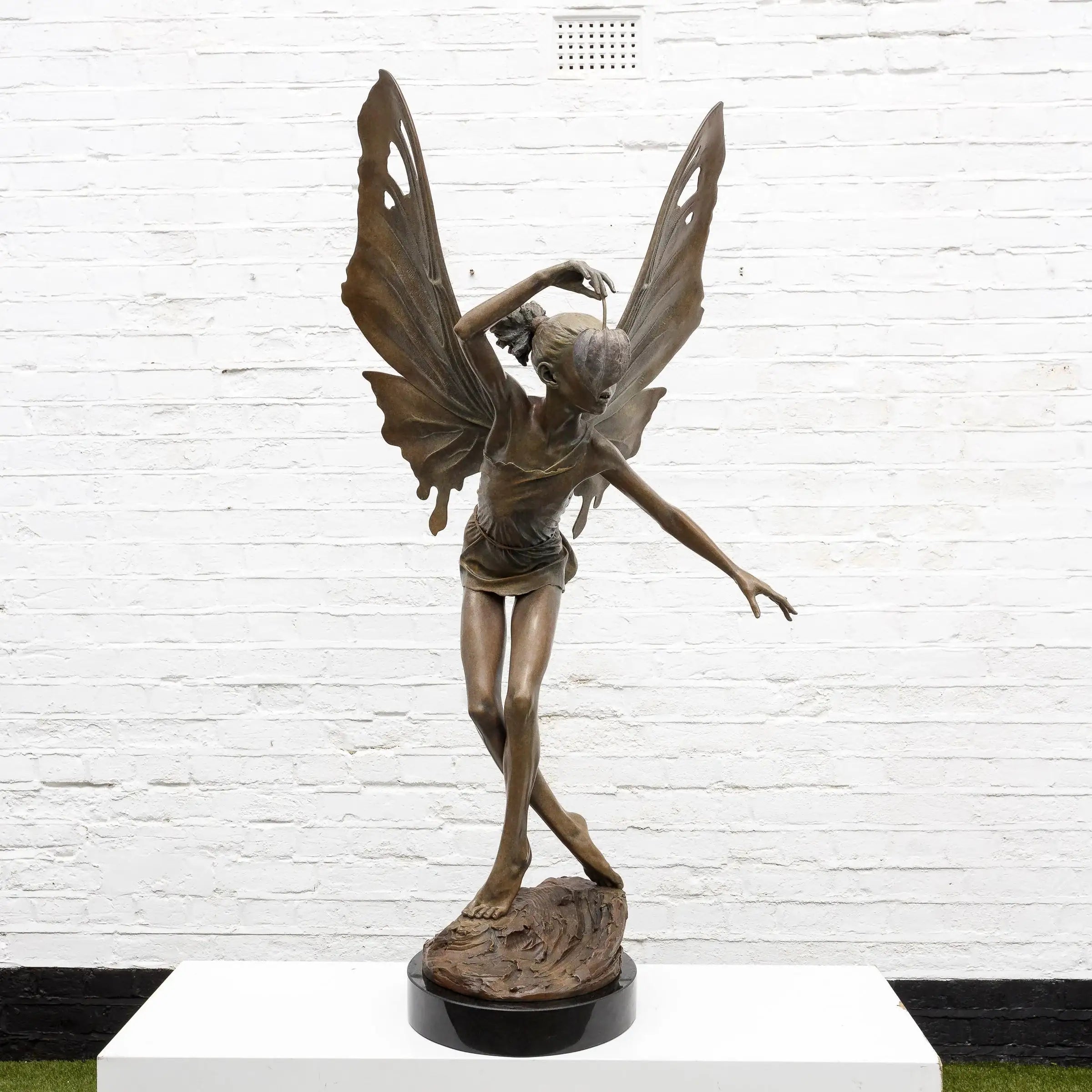 Fairy - Bronze Sculpture (Large) by artist Jim Kempton - Wyecliffe Galleries