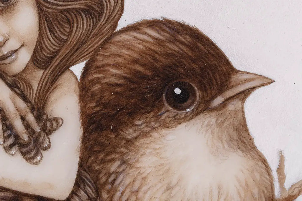 Feathered Folk - Original - SOLD