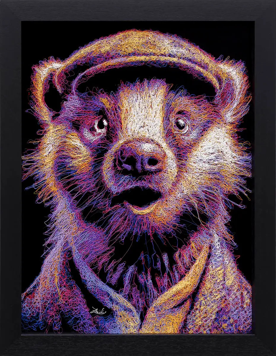 Flat Cap and Claws - Original - SOLD