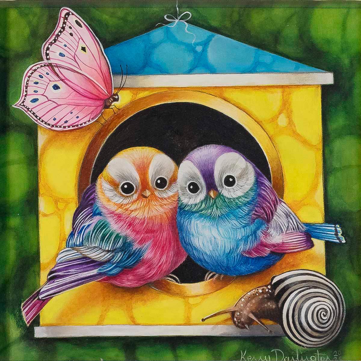 Fledglings - Original - SOLD