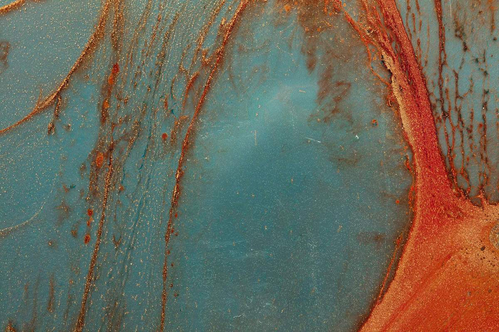 Flourishing - Original Diptych on Metal