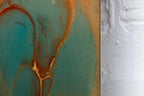 Flourishing - Original Diptych on Metal
